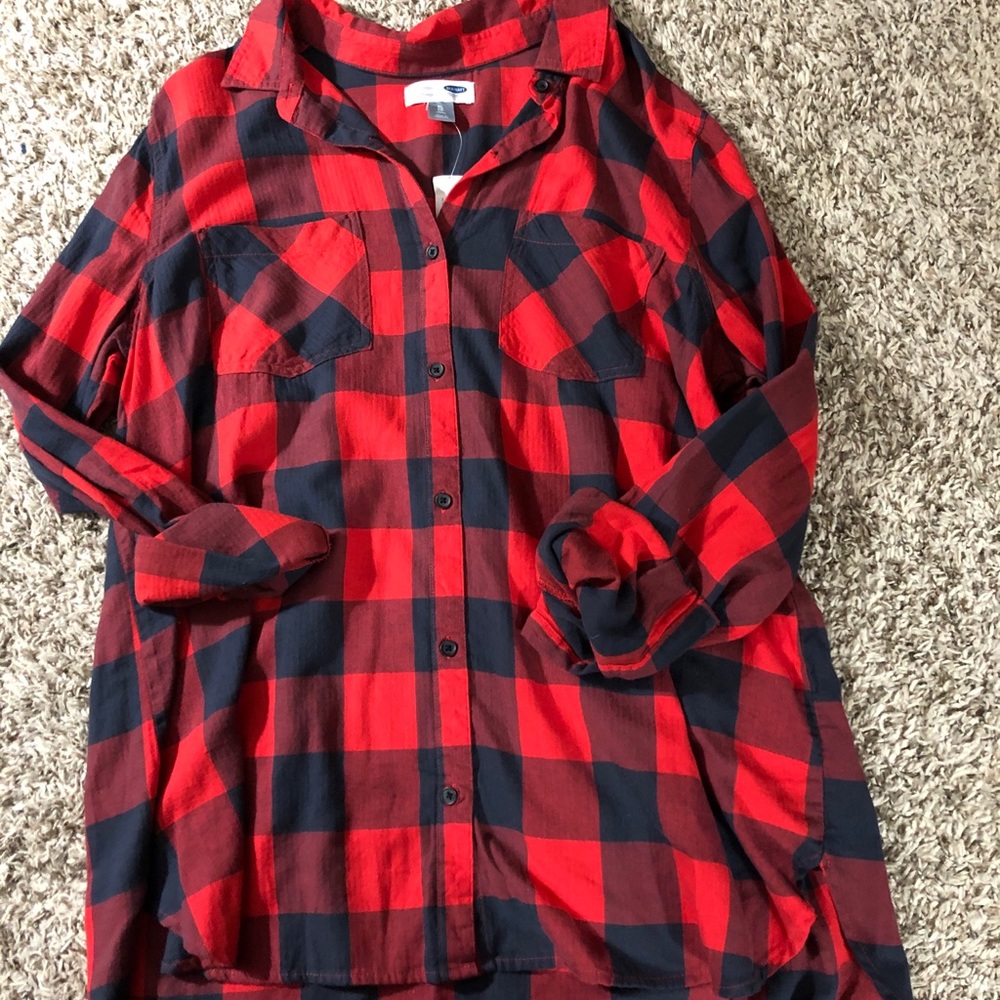 Buffalo plaid tunic